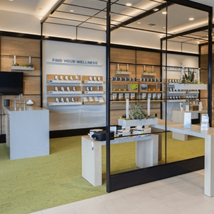 Inside a medical marijuana dispensary