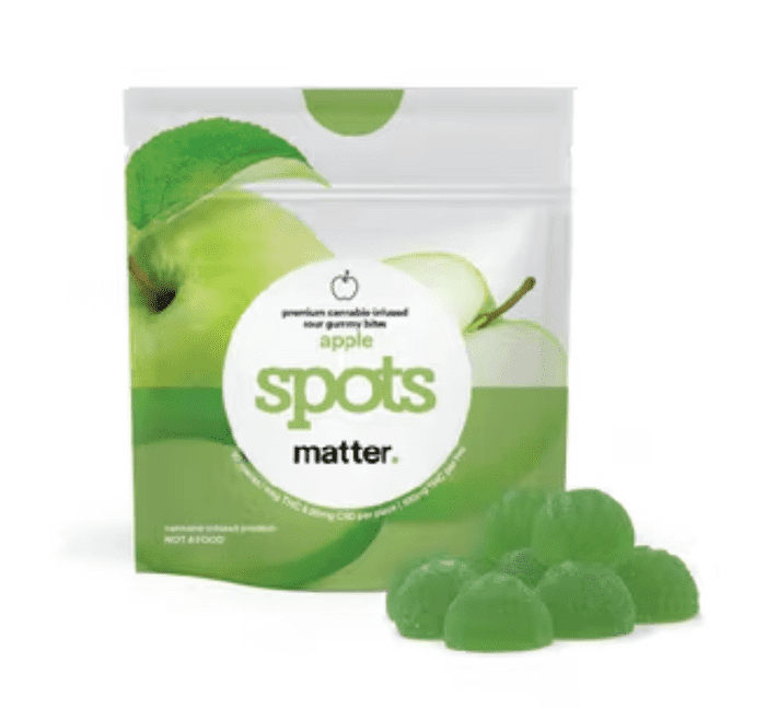 Sour Apple Gummy Spots by Matter