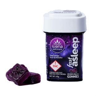 Wana Optimals Fast Asleep gummies